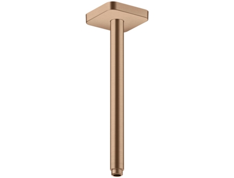 HANSGROHE AXOR ShowerSolutions conexión de techo, softsquare, 300mm, 26966, Color: Oro rojo cepillado