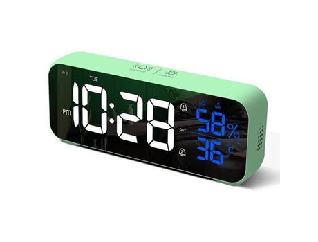 Reloj Despertador Digital LED con Música