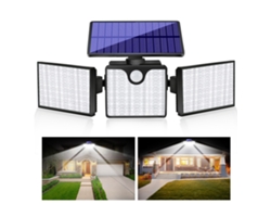 Yncm2026-luz De Pared Solar Exterior Impermeable Para Jardín, Garaje, Balcón Y Patio - Luces Led Solares Para Hogar