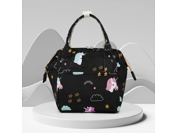Bolso Cambiador Multifuncional Portátil Y Ligero Oxford Para Mujer Con Asa Y Cremallera.