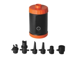 Bomba de aire eléctrica recargable portátil de alta presión de 2000 mAh con 5 boquillas para tablas de paddle surf, tiendas de campaña, sofás hinchables, piscinas y kayaks.