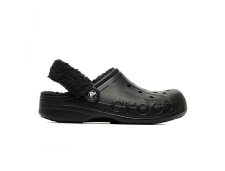 Zuecos de Hombre CROCS Baya Lined Fuzz Negro (38)