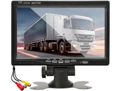 Cámara De Visión Trasera Para Coche Con Pantalla De 7 Pulgadas Y Entrada De Vídeo Digital Hd.