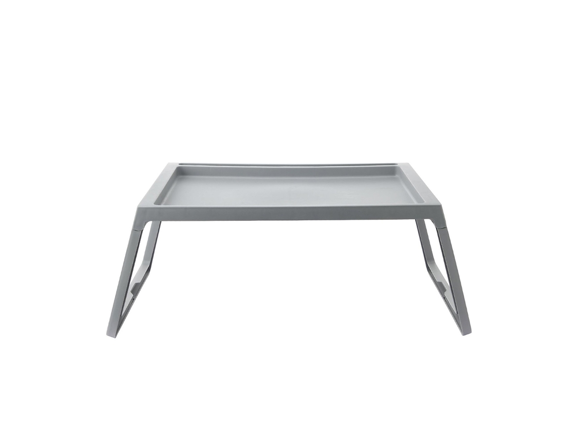 KOFIHETY Escritorio plegable para portátil, bandeja portátil para servir desayuno con ranura para teléfono móvil y base antideslizante, mesa de escritorio de P