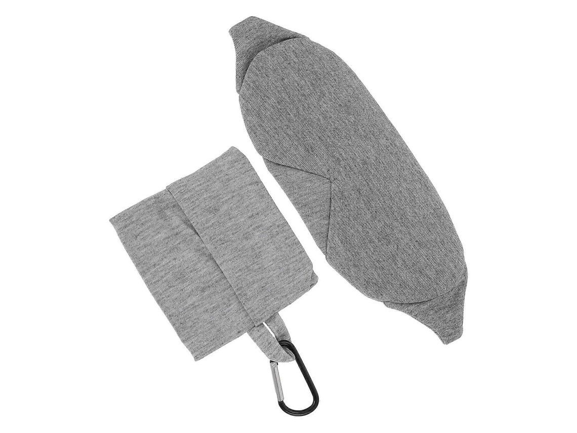 Antifaz cómodo de color gris oscuro para conciliar el sueño. TAISHENGDA