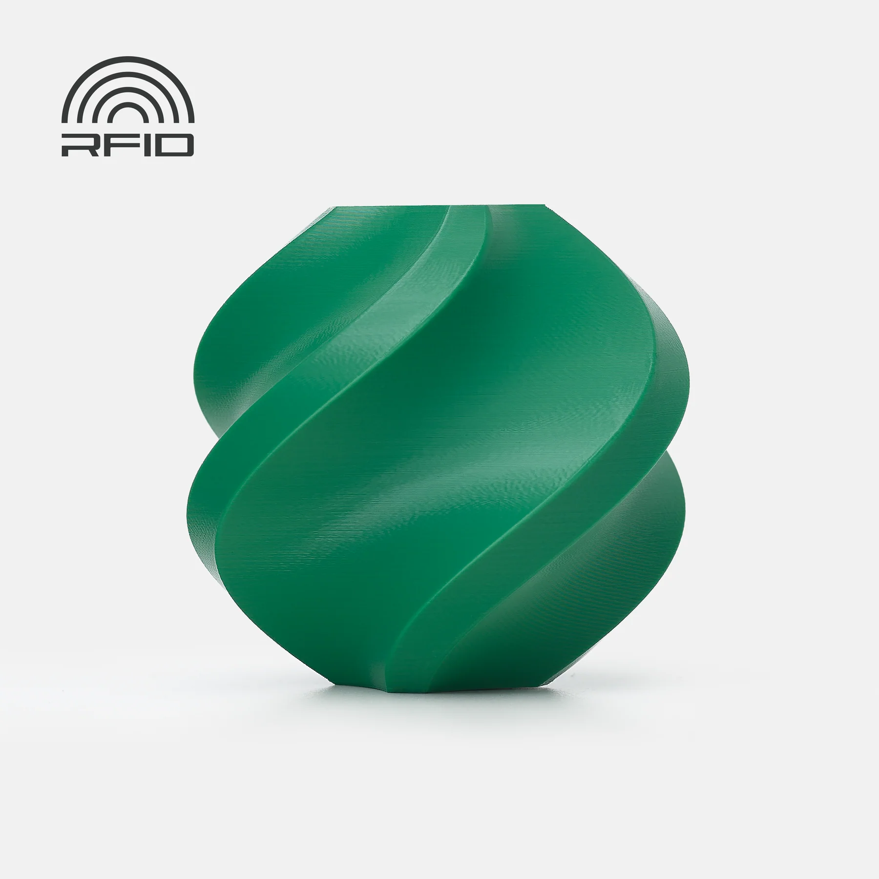 Pla Basic Visco Verde Bambu Lab 1kg (recarga) - Verde oscuro
