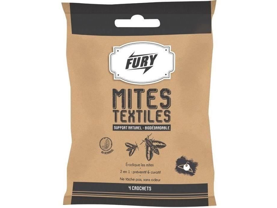 Ganchos textiles antipolillas Fury X4 Fury