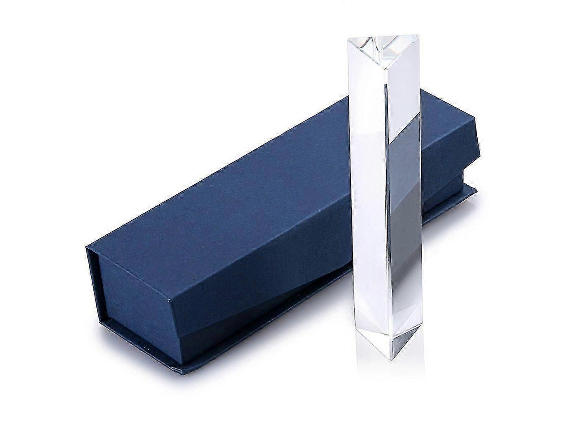 Prisma de cristal de 15 cm para fotografía, ideal para crear efectos de arcoíris completos en entornos artísticos y educativos.