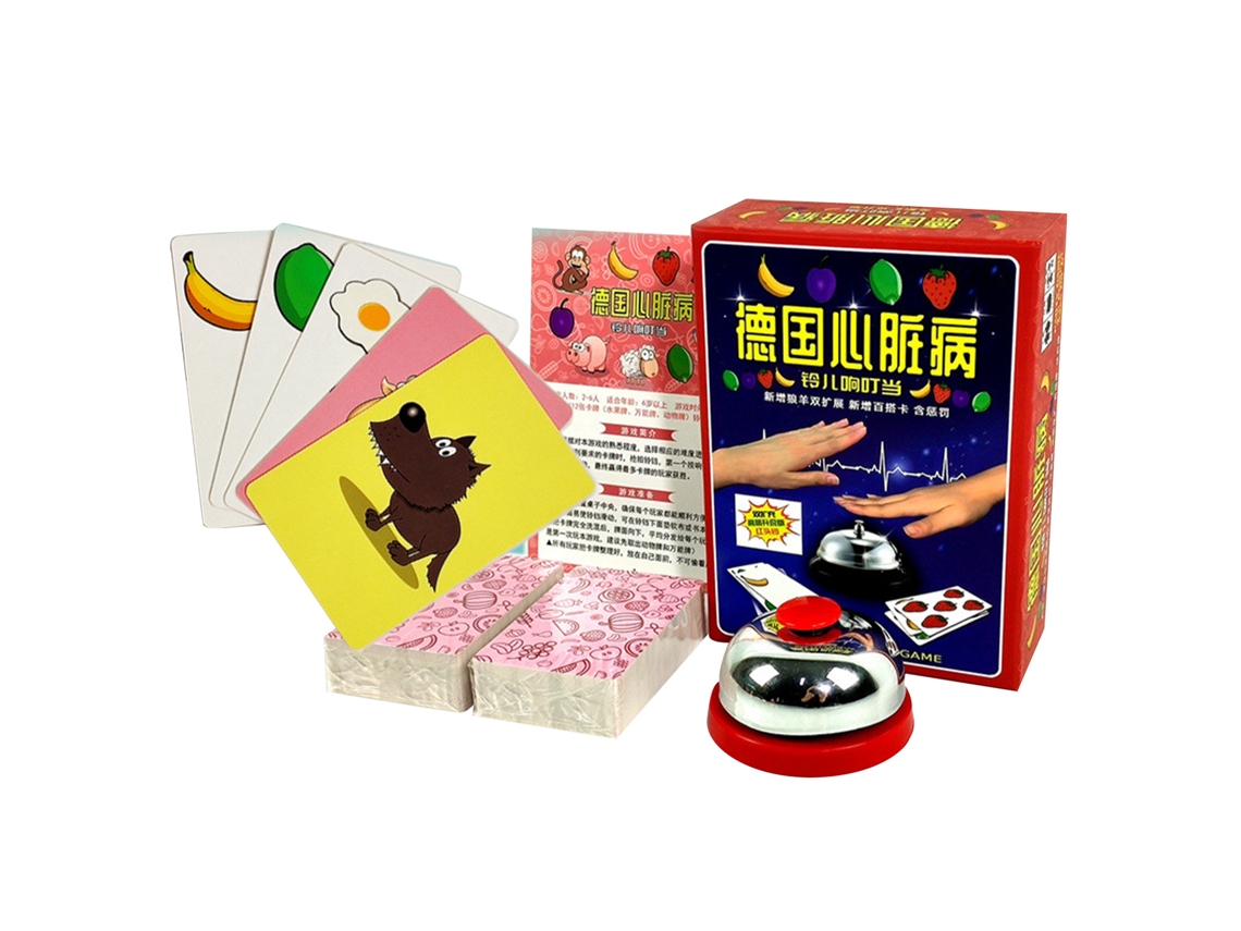 Jogo Pit Com Sino E Cartões Largos Para Festa Casual - Toque Confortável E Interativo