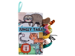 Libro de lienzo para bebés | Juego educativo con formas de animales pegadas (mapache) Czhhmart