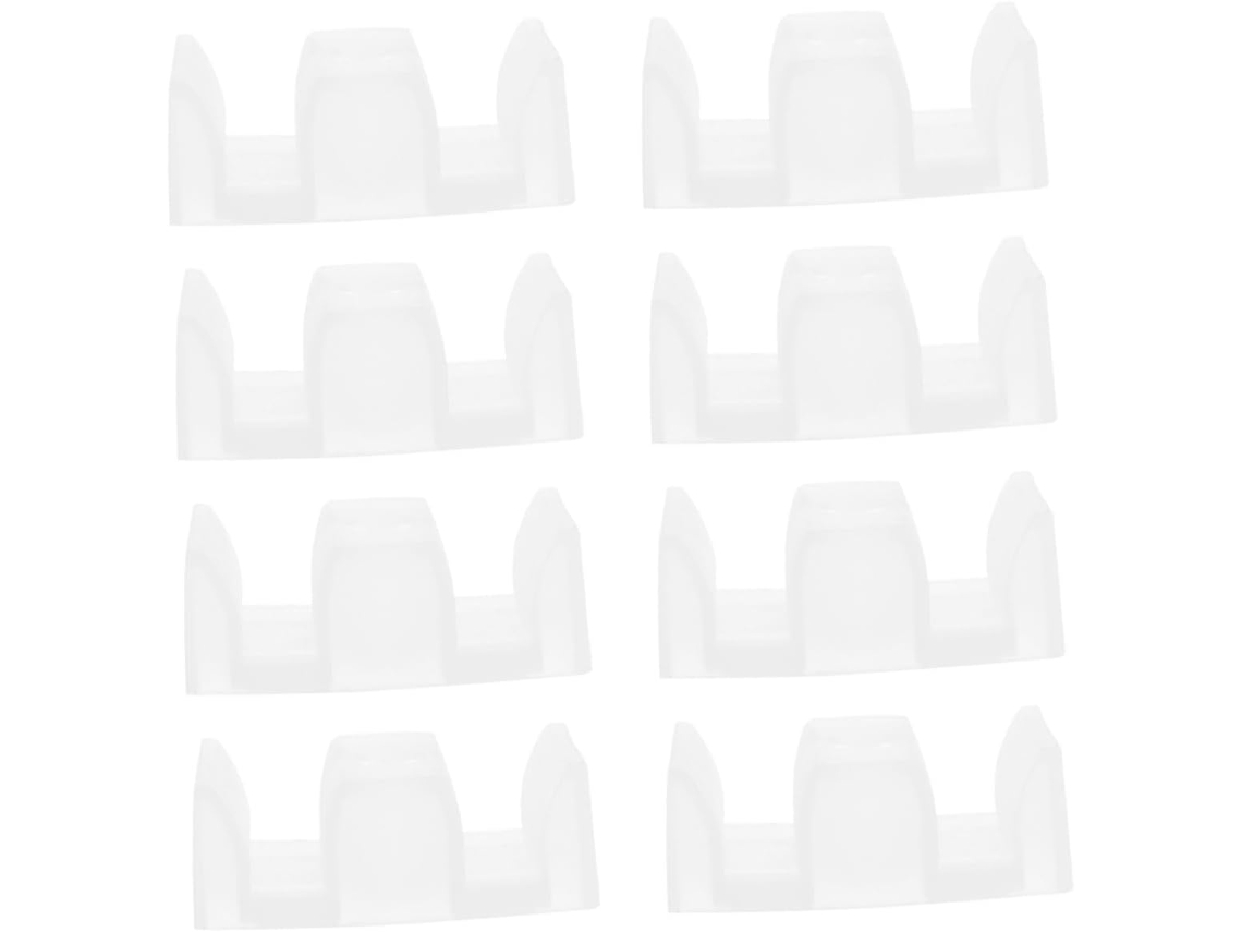 Juego de 8 guías de suelo para puertas correderas de baño con anticolisión y Pro Gokoco