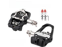 Pedales de bicicleta Bucklos de doble velocidad/vista Delta para bicicleta de montaña y carretera, plataforma Pedalvayotoy