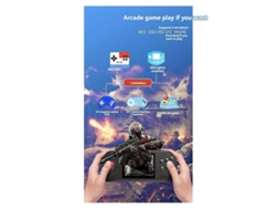 Consola de juegos portátil D22 de 3,5 pulgadas con gran pantalla HD, compatible con juegos arcade clásicos y simuladores. Hengjian