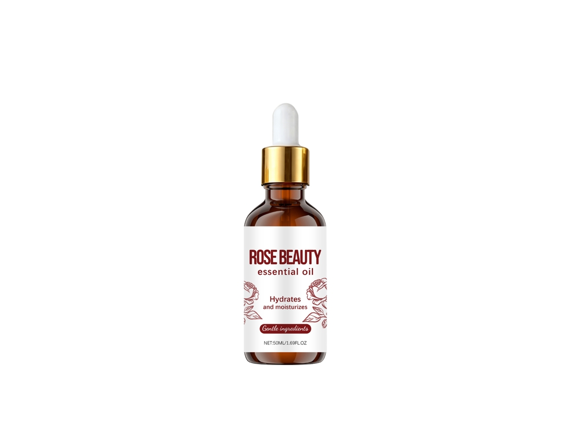 Aceite esencial de rosa para una hidratación profunda de la piel.