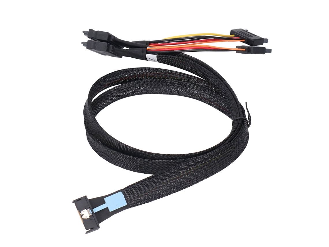 Baoj-2026adaptador Pcie 5.0 X8 Para 2xu.2 Nvme 8i 74p Para 2xsff 8639 Com Cabo De Alimentação 15p Para Servidor Workstation
