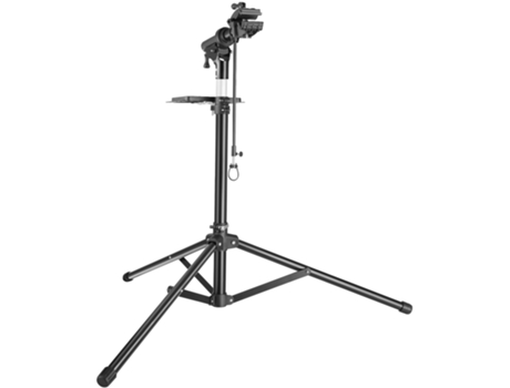 Soporte de reparación de bicicletas Tristán plegable y ajustable en altura, hasta 50 kg, apto para bicicletas eléctricas