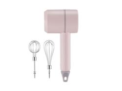 Batidora manual para macarrones, 20 W, 5 V, con dos cabezales, práctica herramienta de cocina para repostería - Pink PAPRIKA