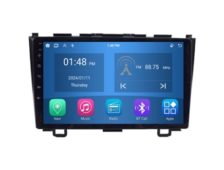 Autoradio 4GB RAM64GB ROM ROVERONE para Honda CRV CR-V 3 RE 2006 - 2012 CarPlay Android Coche Radio Bluetooth Navegación