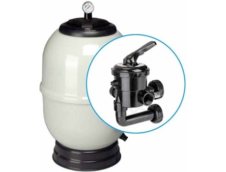 Filtro Estaca de Madeira Pontiaguda Piscina SUINGA (600 Mm - Salidas 1½"- con Válvula Bayoneta)