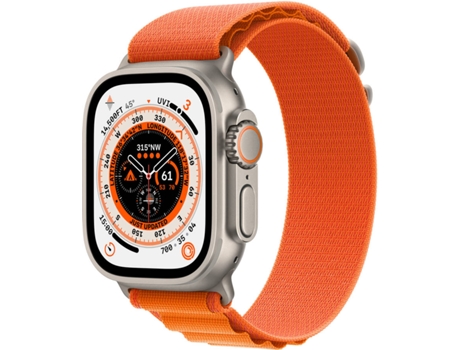 APPLE Watch Ultra GPS+Cellular 49 mm con Loop Alpine Naranja (Talla L)