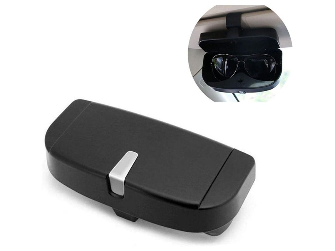 Soporte Portátil Universal Para Gafas De Sol De Coche Con Clip Y Organizador De Accesorios