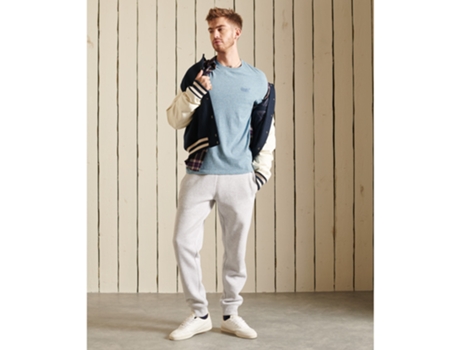 Camiseta para Hombre SUPERDRY (S - Azul)