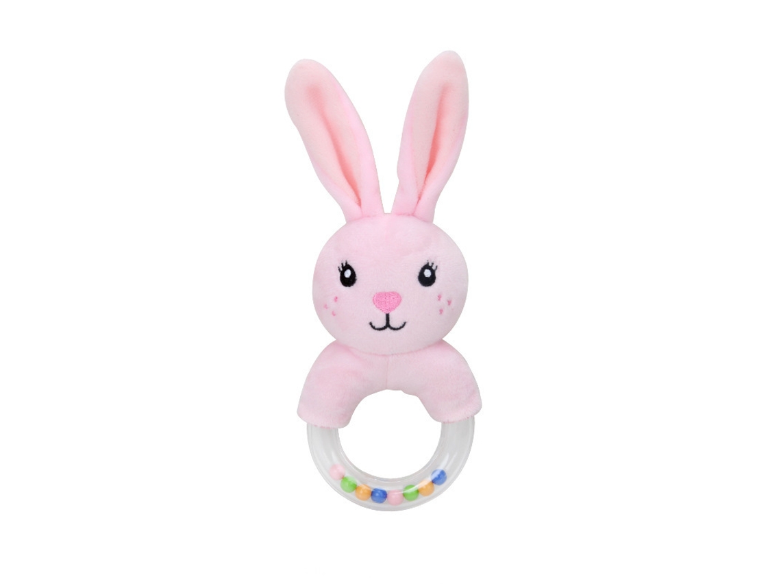 (conejo Rosa) Muñeco De Peluche Suave Para Bebé, Muñeco De Dentición, Lindo Juguete De Peluche Sensorial Para Niños