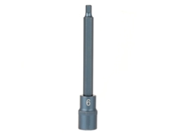 Adaptador De Casquillo Hexagonal Para Destornillador Eléctrico, Aleación De Acero S2 1/2" 150 Mm H6