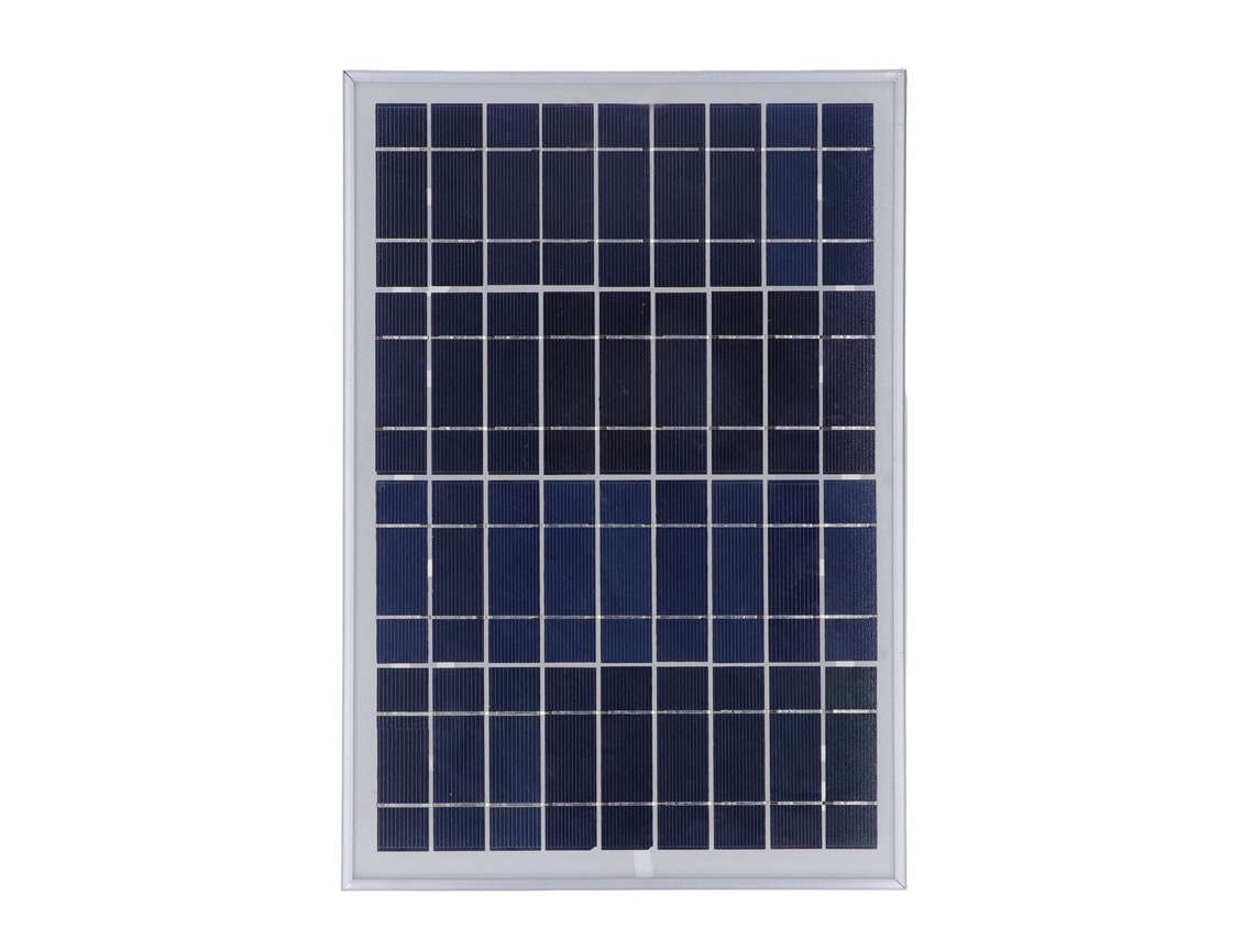 Panel Solar Monocristalino De 18 V Y 10 W, Preperforado, Resistente Al Agua Ip65, Para Iluminación Fuera De La Red.