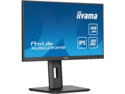 Monitor IIYAMA XUB2293HS-B6 (Negro - Full HD - Flicker free - 22" - Enchufe EU - 1 ms)