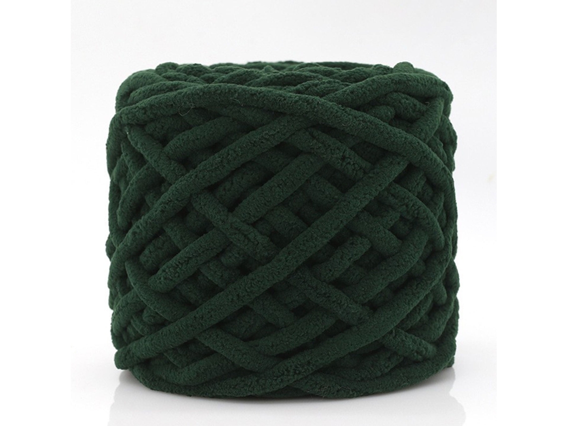 Cordón De Punto De Terciopelo Grueso (verde)