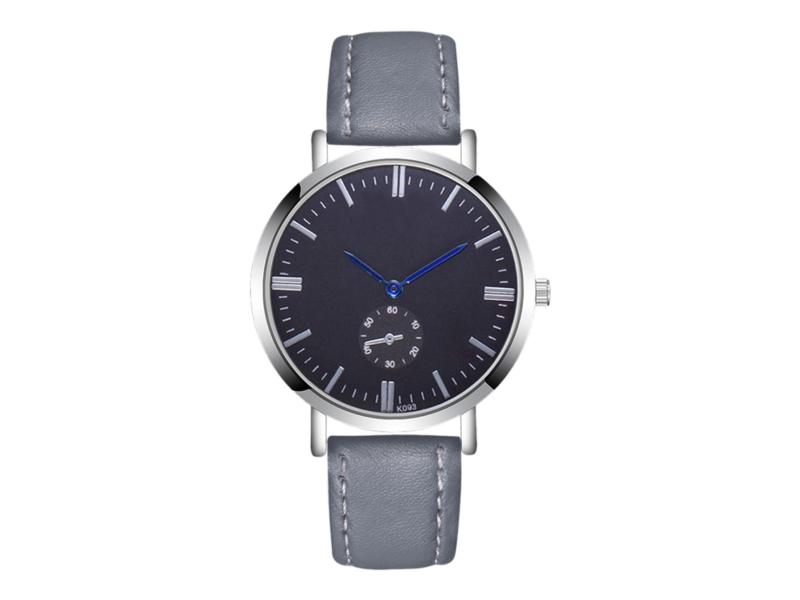 Reloj De Pulsera Analógico De Cuarzo Duradero Y A La Moda Para Hombre, Color Gris.