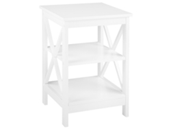 Mesa de centro BELIANI Foster de MDF Blanco 40x40x60
