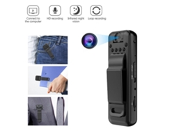 Gravador De Vídeo Portátil Hd Visão Noturna Infravermelha Detecção Móvel Gravação Com Clip Para Reuniões Esportes