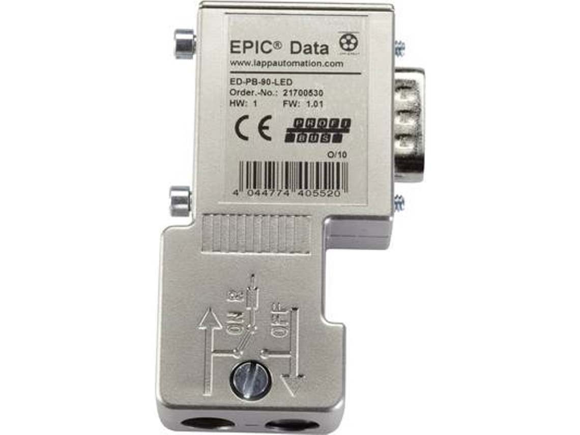 Conector Lappkabel Epic® Data Profibus con conexión por tornillo Epic® Ed Pb 90 Led S Contenido 1 ud. (21700530)