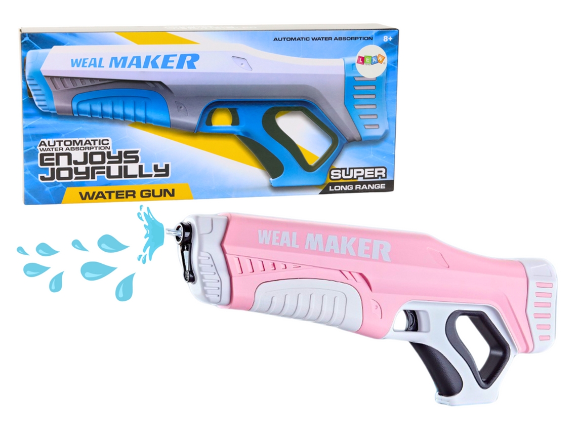 Pistola de agua automática rosa B.active de 350 ml
