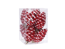 Adornos navideños, adornos pequeños, regalos navideños. 19 piñas Yunzii (paquete de 8).