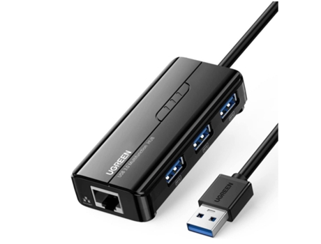 Hub Ethernet Usb 3.0 Rj45 Usb 1000 Mbps Red Gigabit Compatible con Mi Box S Mi Box 3 Switch Soporte Mac Os Windows 11 10 8 7 Linux BISBISOUS