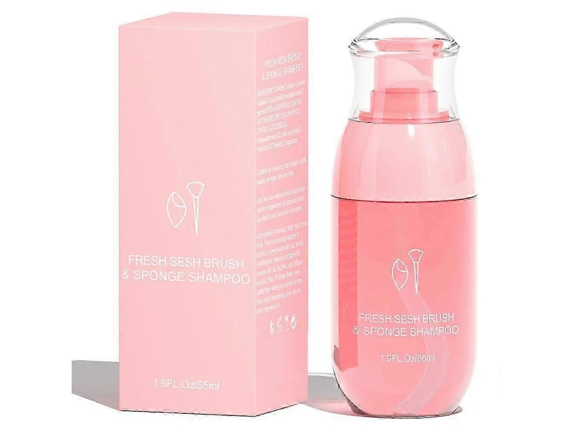 Limpiador de brochas de maquillaje, esponja profesional para brochas de maquillaje, champú en polvo, limpieza profunda, sin enjuague, secado rápido Rosewell