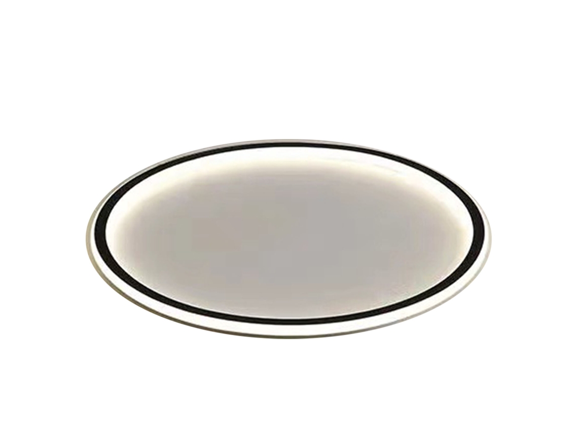 2026-lámpara De Techo Redonda Delgada Plana Moderna De Montaje Fijo 30cm Negro Luz Cálida 100‑265v Para Dormitorio