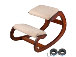 Juego de Sillas y Taburetes Ergonómicos de Madera con Soporte para Rodillas para Mayor Comodidad y Corrección Postural Tekmaquinas