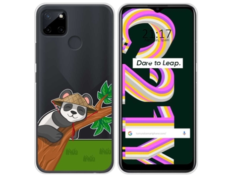 Carcasa Realme C21Y / C25Y TUMUNDOSMARTPHONE Dibujos Transparente Multicolor