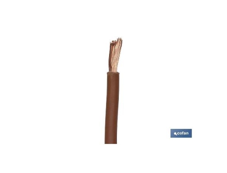 Rollo cable h07v-k 1x2,5mm2 marrón (100m)