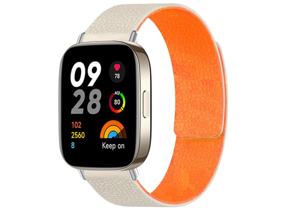 Correa para Redmi Watch 3 - Silicona magnética - Textura de lichi