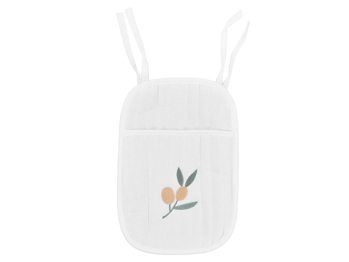 Organizador Colgante Para Cuna, Algodón Cómodo, Soporte Para Pañales, Accesorios Para Bebé, Estilo Oliva, Pequeño