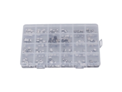 Set De 240 Conectores Usb Micro Hembra Puerto Socket De Acero Inoxidable Fila Simple