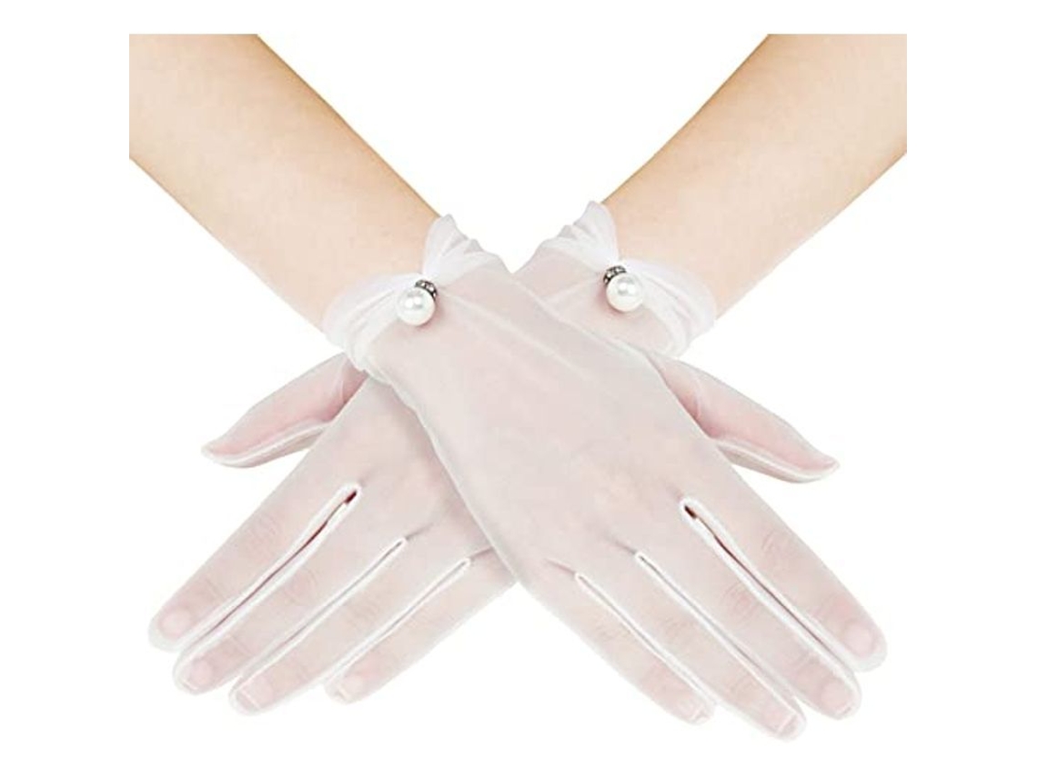 Guantes Tipo Braguita Para Mujer, Ideales Para Bodas, Fiestas De Té, Banquetes Y Bailes De Verano.