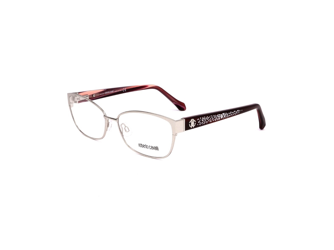 Montura de gafas para mujer Roberto Cavalli Rc5024 016 (metal gris, diámetro 56 mm)