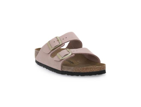 Chanclas de Mujer BIRKENSTOCK Arizona Piel Rosa (38)