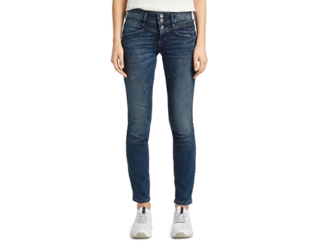 Calça TOM TAILOR Jeans Alexa Slim Azul 29 / 30 Mulher
